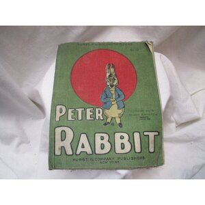 Peter Rabbit1908 Hurst & Co, Limp Cloth books Children's books, Antique cloth